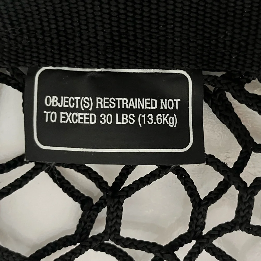 Hyundai Trunk Cargo Net Black Mesh Stretch Bungee Car Storage